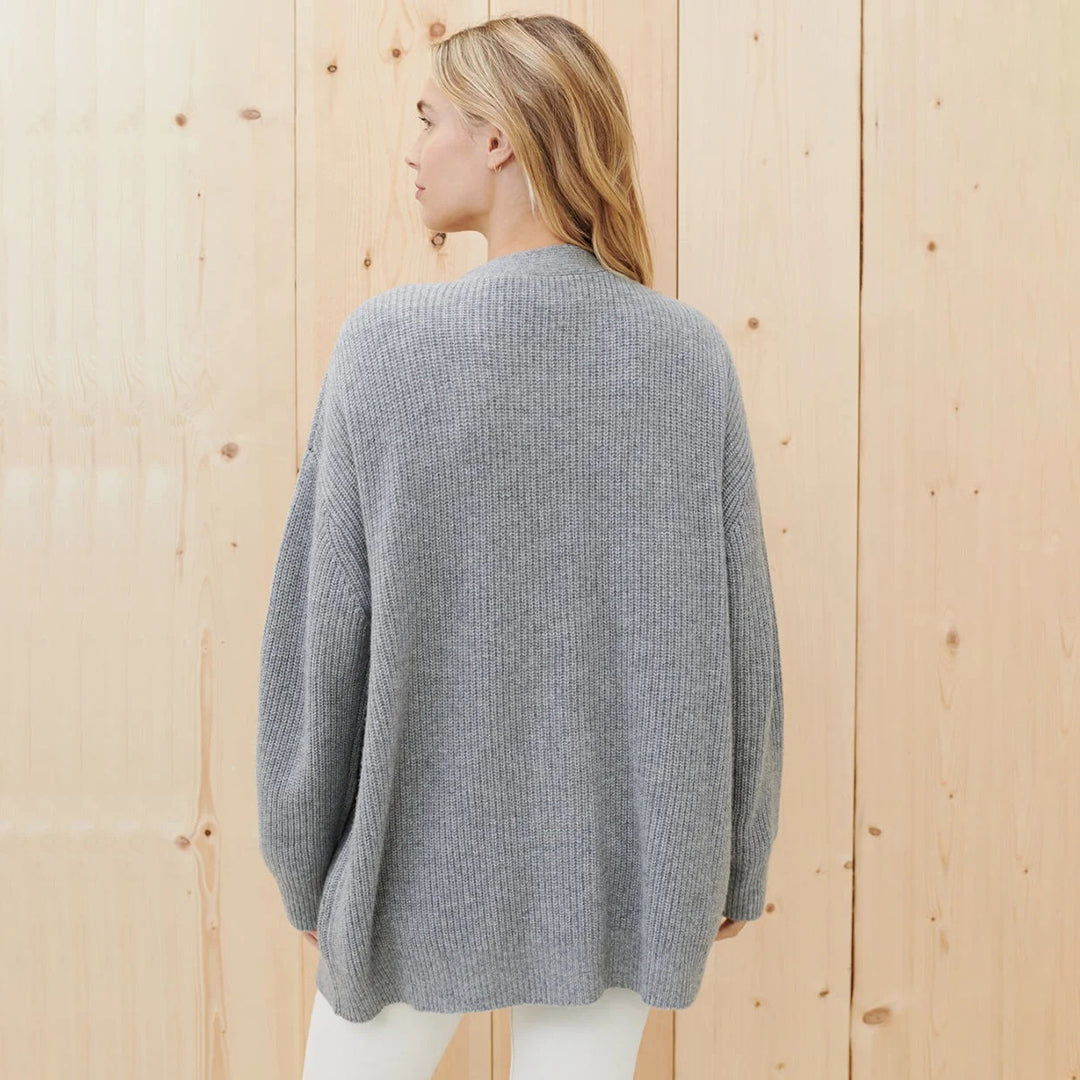 Lia - Oversized Kasjmier Cardigan voor Dames met Luxueus Comfort