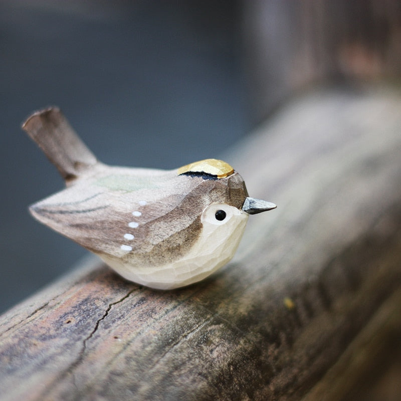 ScandiVogel - Scandinavische Houten Vogelbeeldjes | Decoratieve Houten Ornamenten voor Interieur