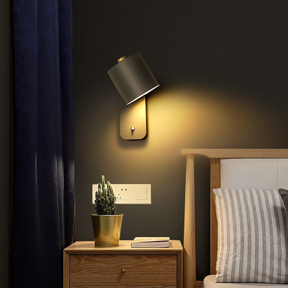 LumiSwitch - Moderne LED Wandlamp met Schakelaar | Stijlvolle Verlichting voor Binnenhuisdecoratie