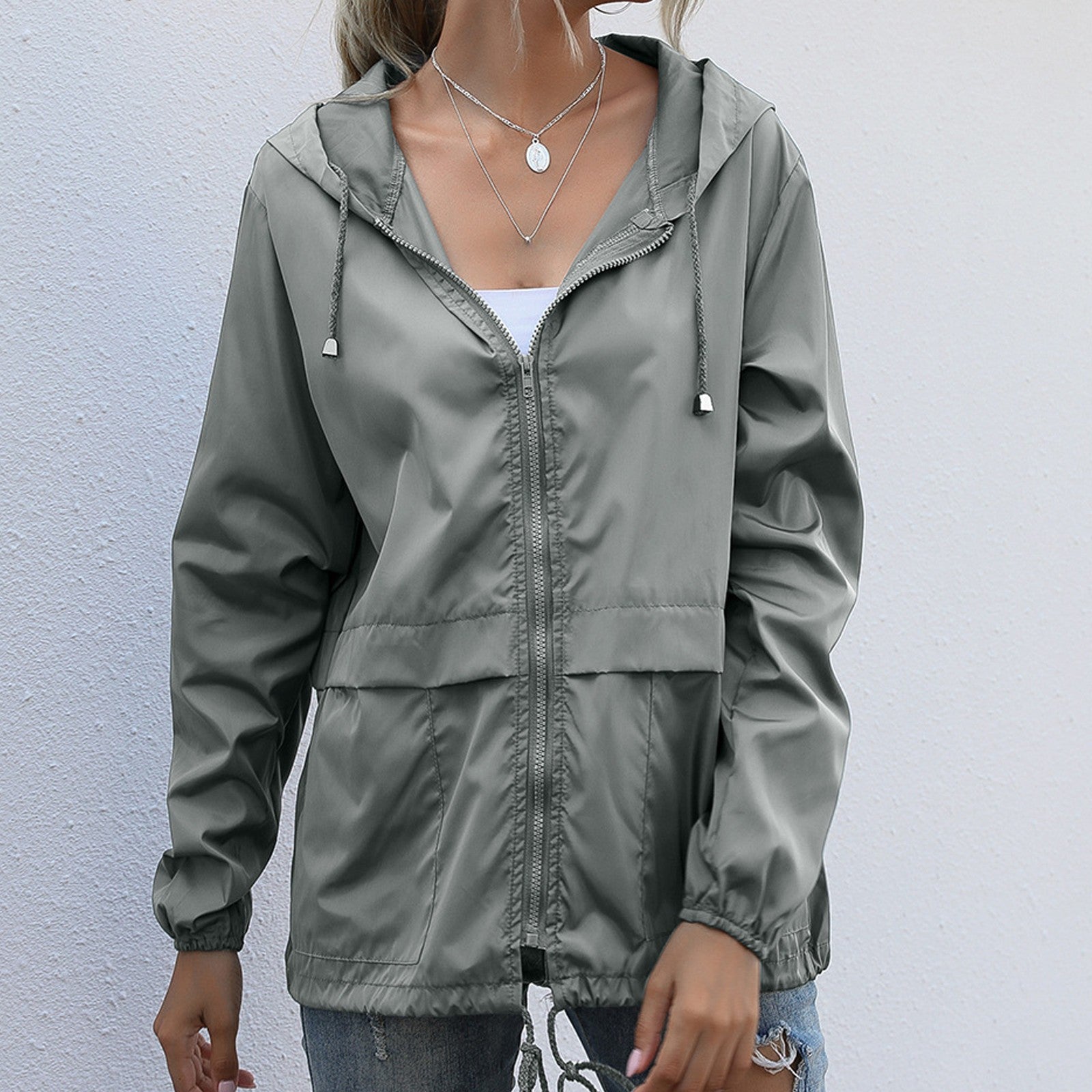 Bernice - Waterdichte Damesjas met Rits | Comfortabele Herfstjas