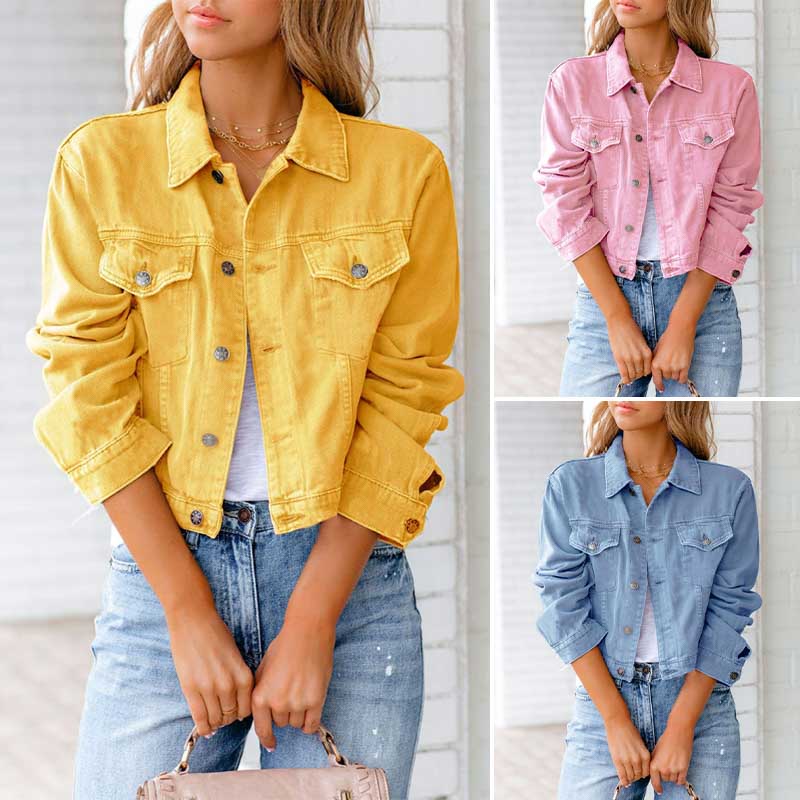 Carla's Klassieke Denim Jack - Tijdloze Spijkerjas voor Dames