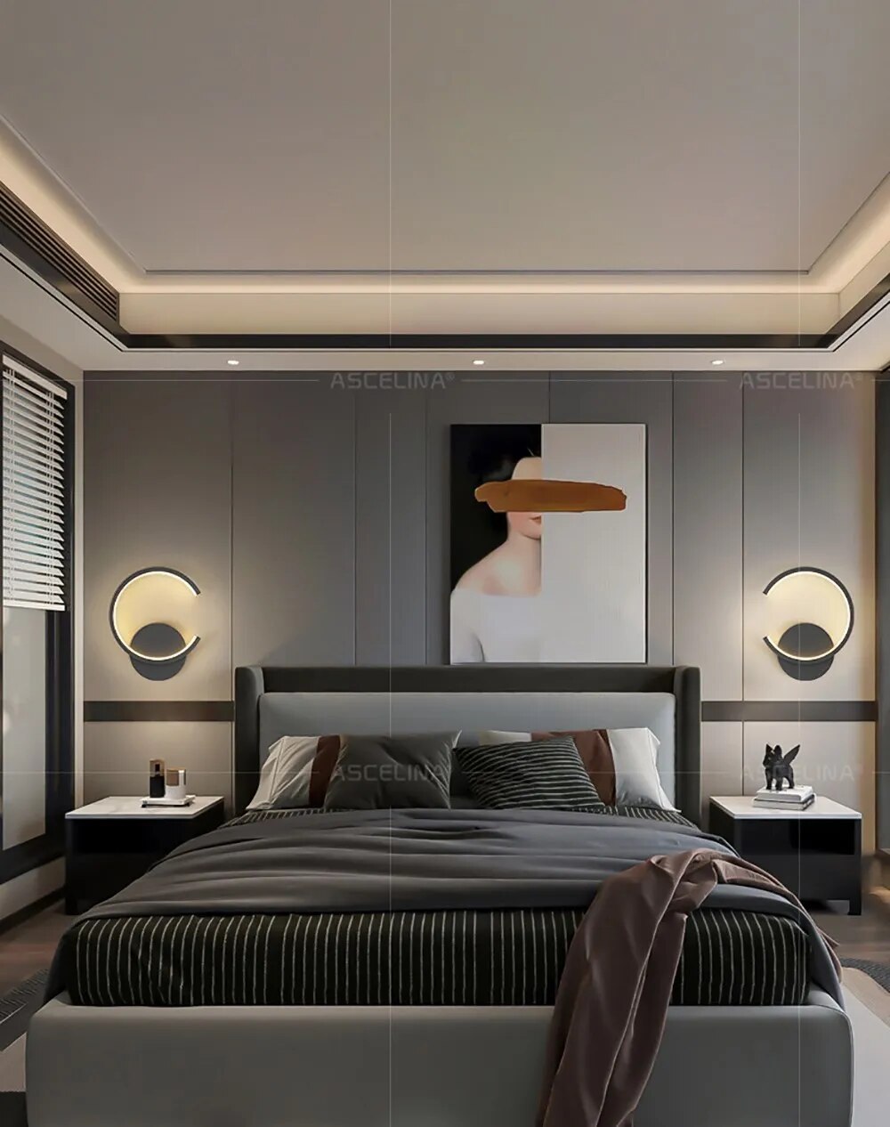 EdgeGlow - Moderne LED Wandlamp | Stijlvolle Verlichting voor Woon- en Slaapkamers
