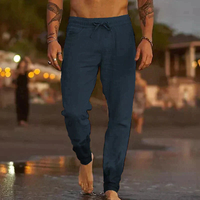 Carlo - Casual Linnenbroek voor Heren | Comfortabele en Ademende Zomerbroek