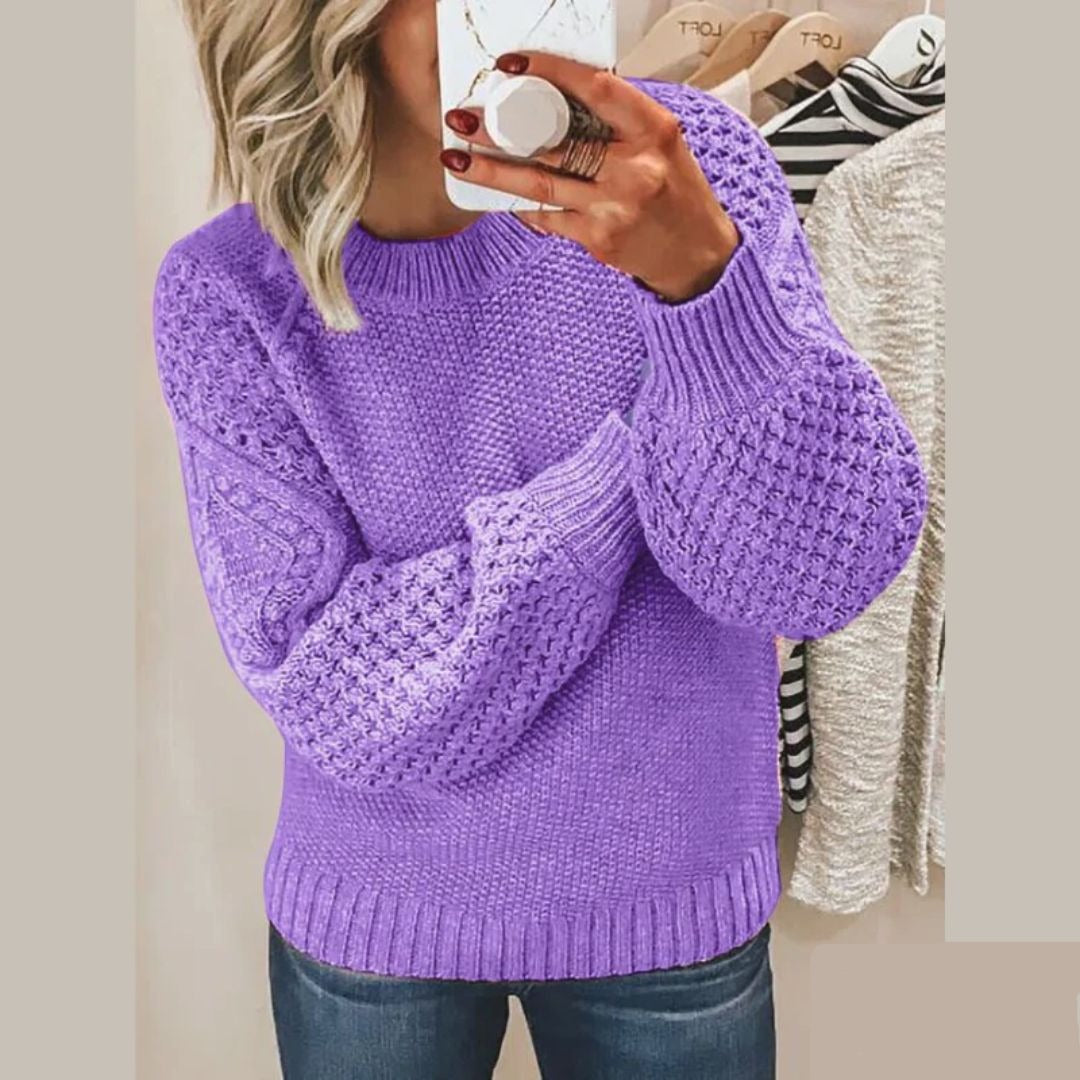 Eliana - Stijlvolle Oversized Gehaakte Trui voor Dames