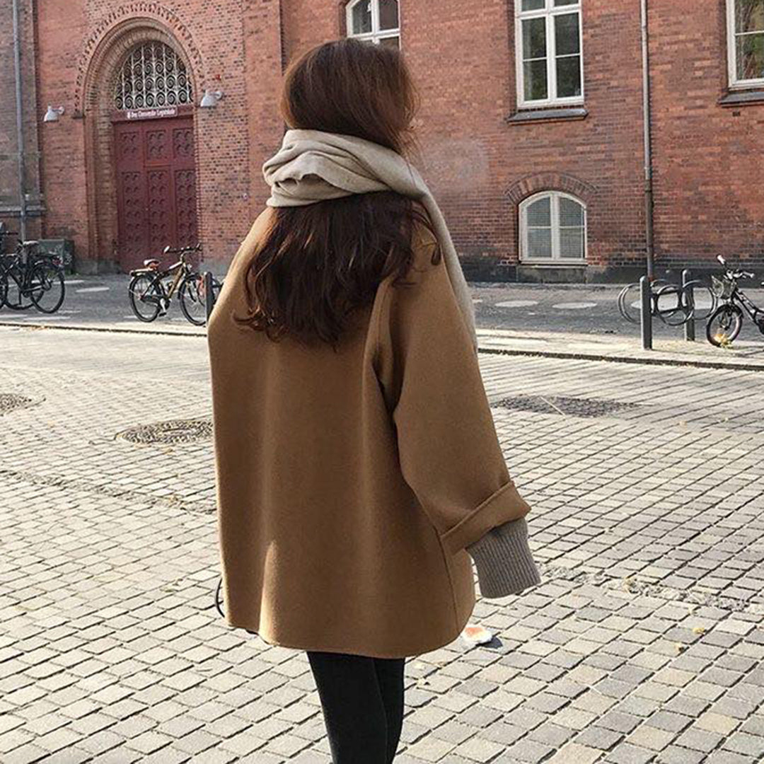 Alinea - Modieuze Oversized Jas met Knopen voor Dames