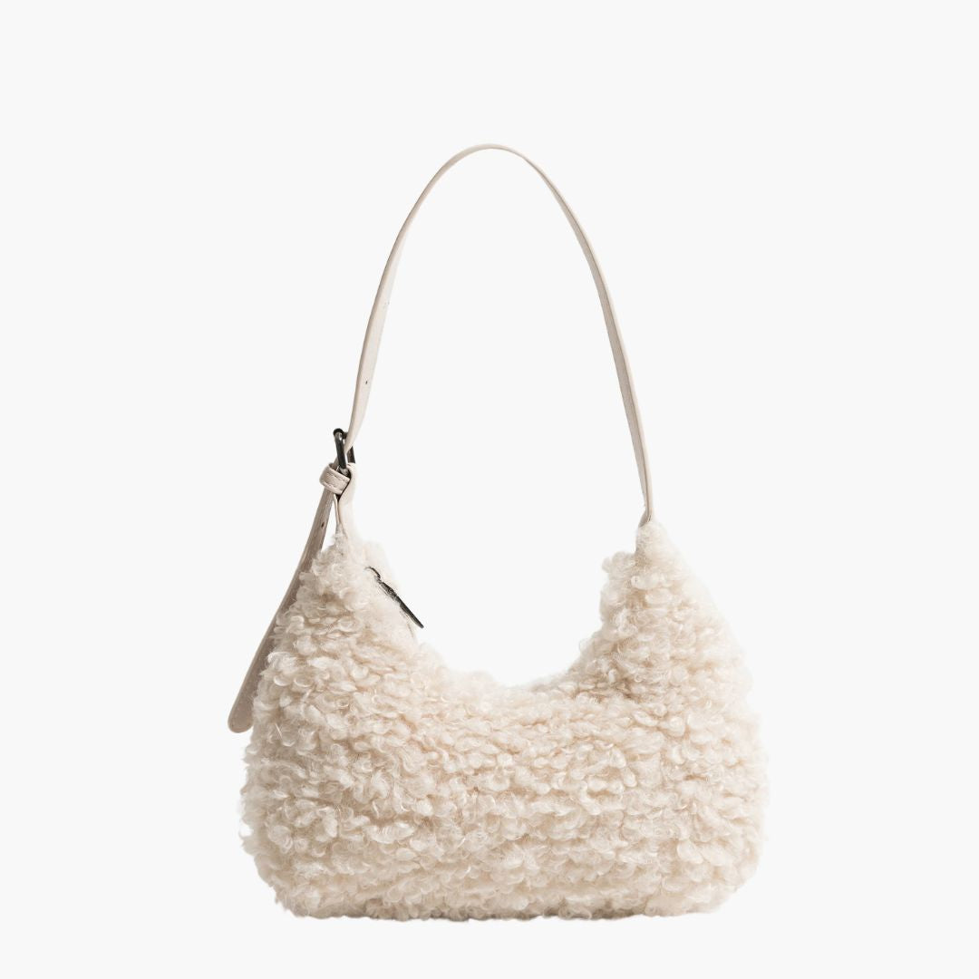 Kira - Luxe Kunstbont Schoudertas | Trendy en Comfortabel