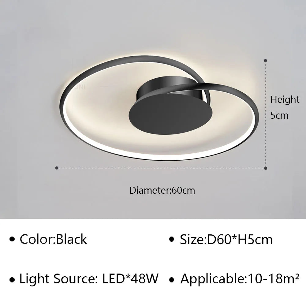 Stijlvolle Eenvoudige Plafondlamp - Minimalistische Designverlichting voor Elke Kamer