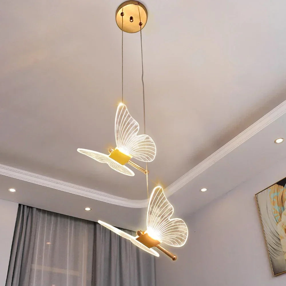 GlowWings LED Hanglamp - Unieke Vlinder Plafondlamp met Modern Design
