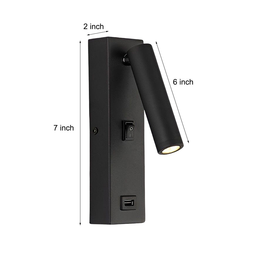 FlexiLicht - Aanpasbare LED Wandlamp met Schakelaar en USB Oplaadfunctie | Modern en Praktisch Design