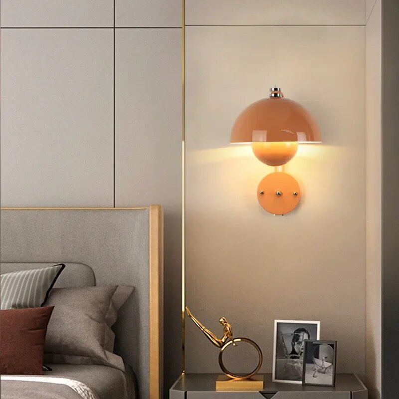 DreamGlow - Wandlamp met Paddenstoel Design voor Kinderkamers