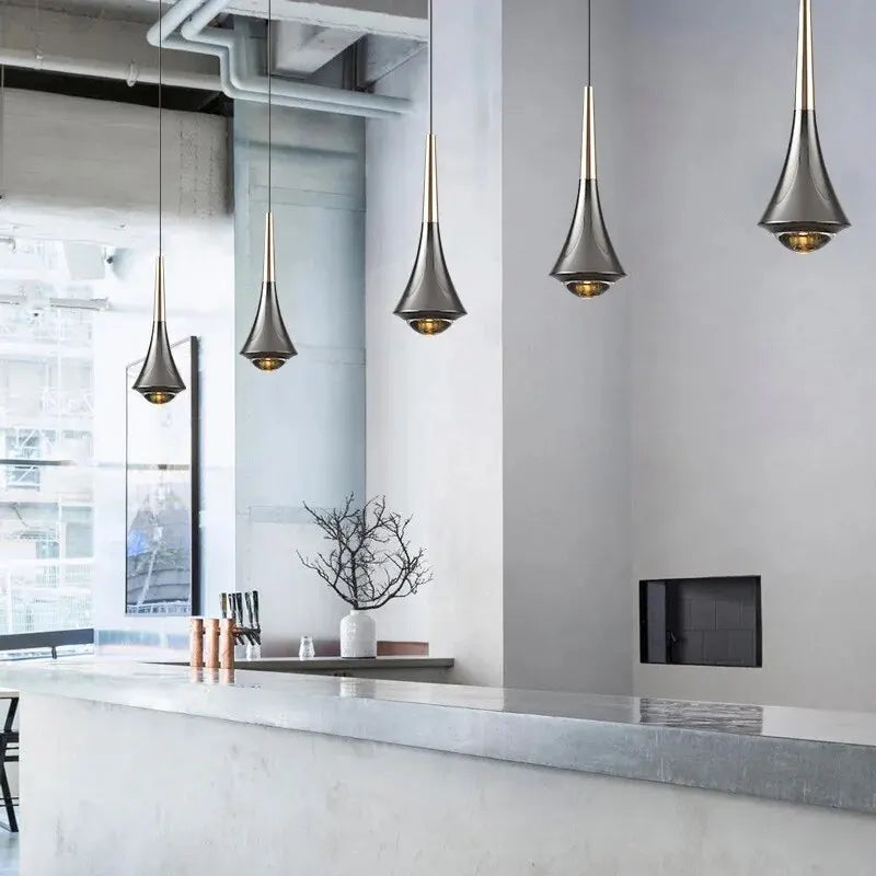 Luxe Verzilverde Hanglamp - Moderne LED Verlichting voor Woonkamer en Eetkamer