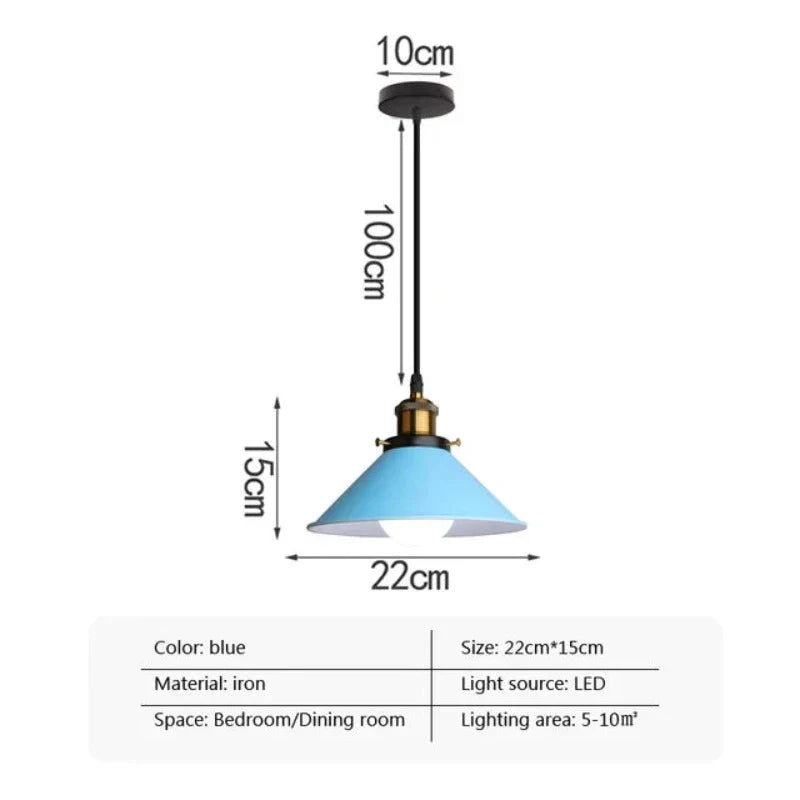 IndustrialGlow - LED Industriële Hoorn Hanglamp voor Moderne Verlichting