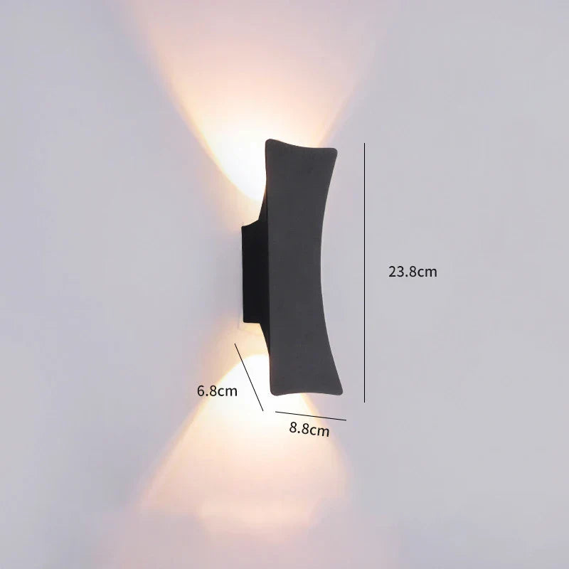 UrbanLuxe - Minimalistische LED Buitenwandlamp voor Moderne Verlichting