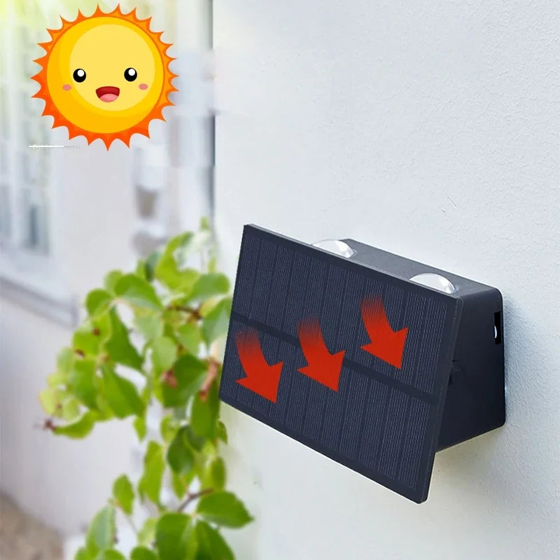 LumaWind - Zonne-energie Balkonlamp voor Stijlvolle Buitenverlichting