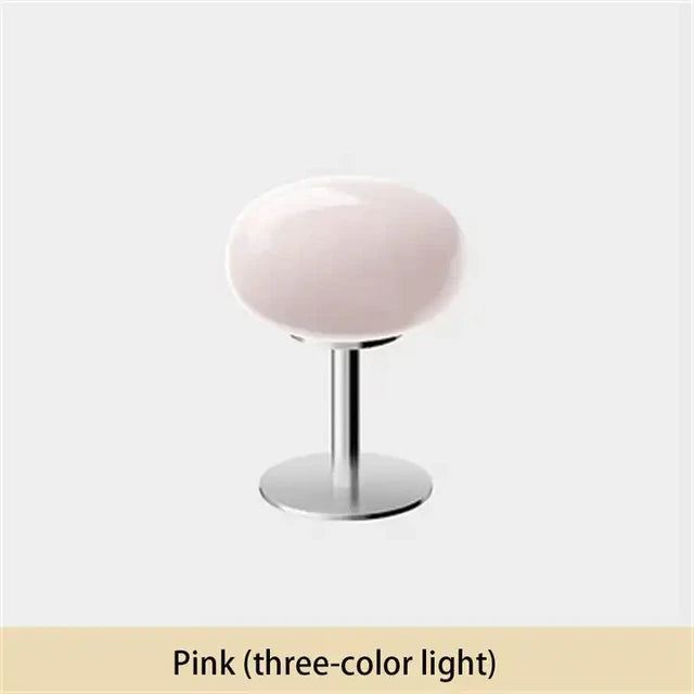 CreamGlow - Crème Lollypop Glazen Tafellamp | Stijlvolle Verlichting voor Elk Interieur