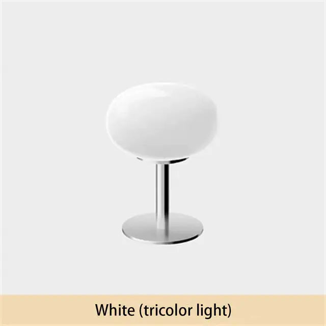 CreamGlow - Crème Lollypop Glazen Tafellamp | Stijlvolle Verlichting voor Elk Interieur