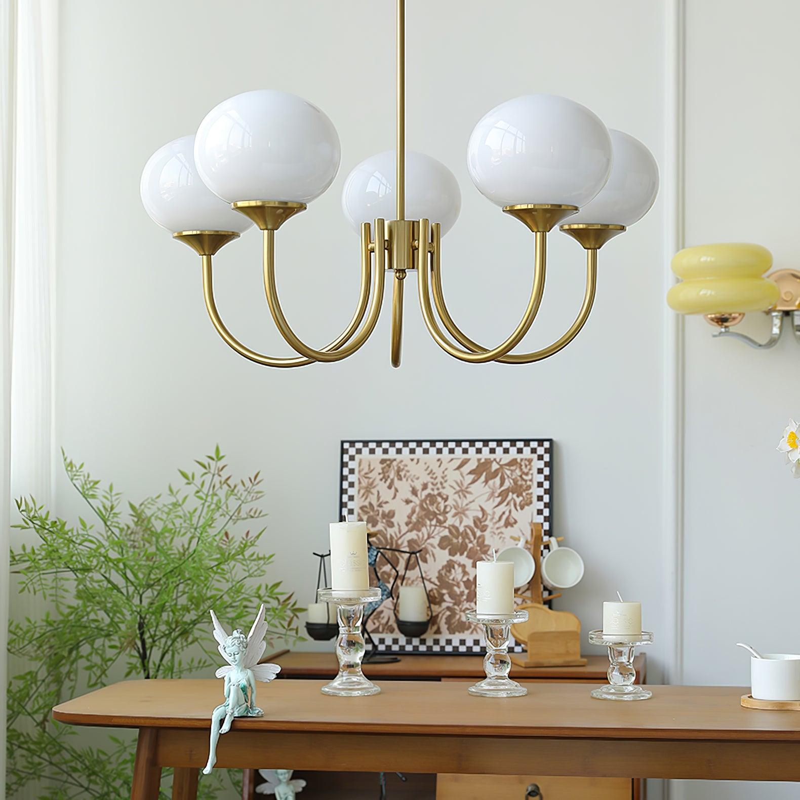 LumiPuff Moderne Kroonluchter - Stijlvolle Kroonluchter van Marshmallow voor Woonkamer en Eetkamer