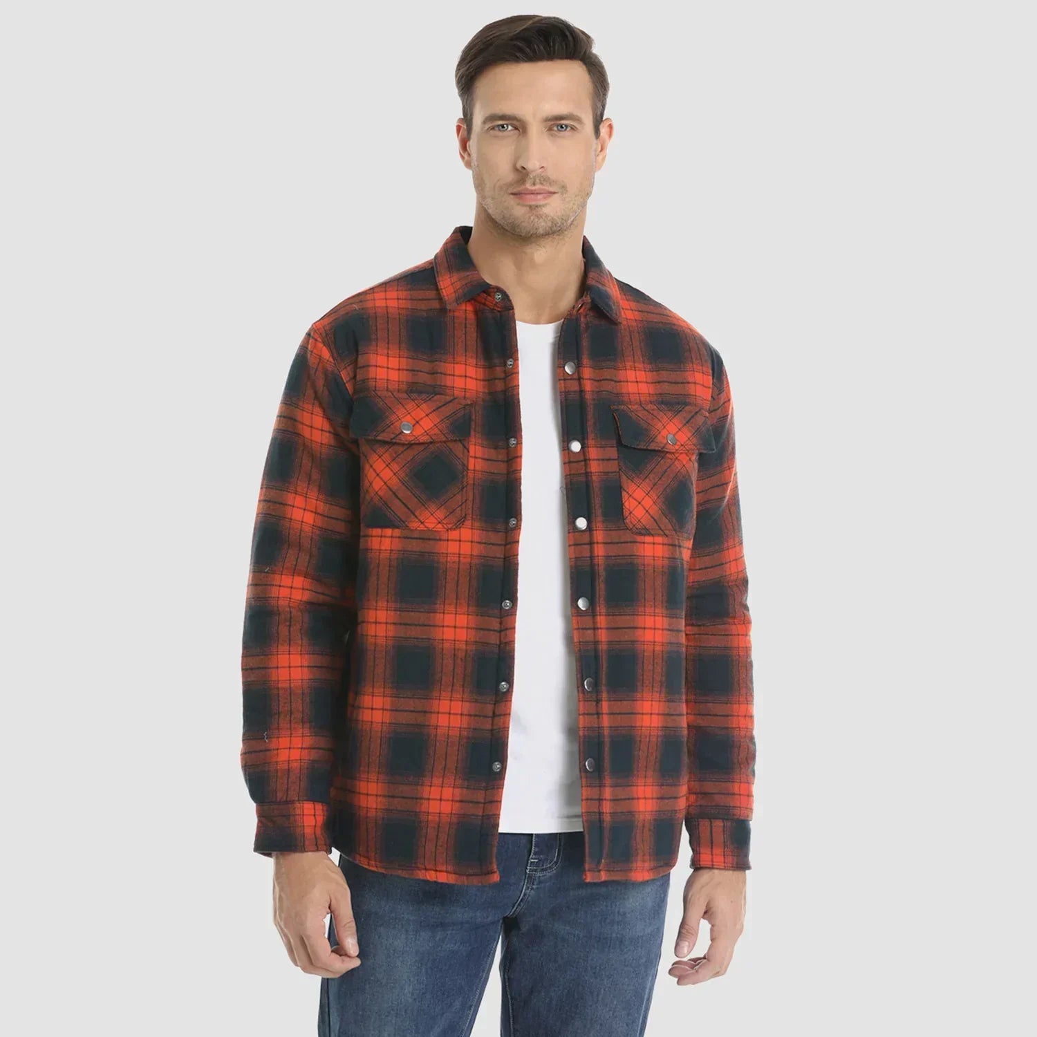Niels Flanellen Luxe Jas voor Heren | Comfortabele en Stijlvolle Flaneljas