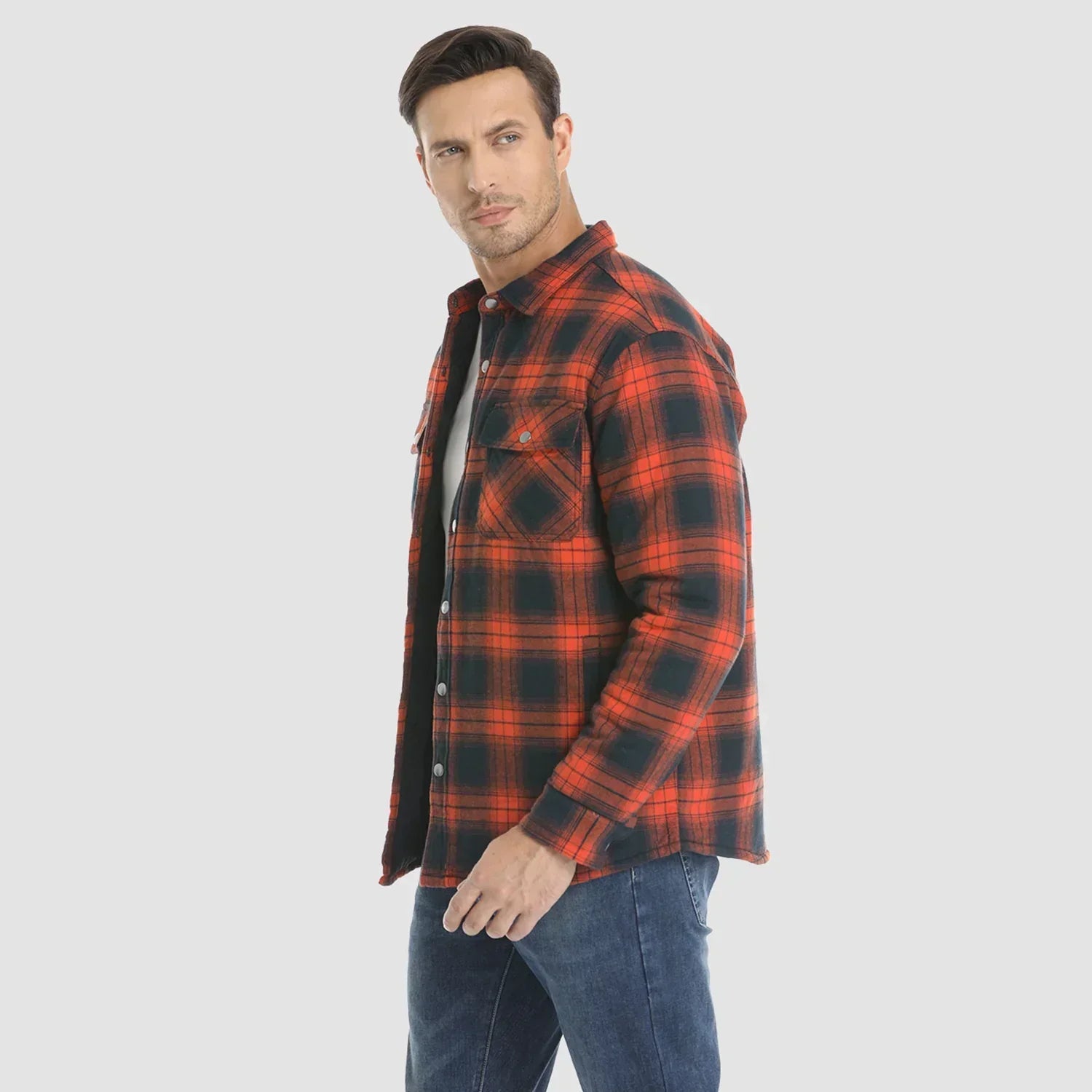 Niels Flanellen Luxe Jas voor Heren | Comfortabele en Stijlvolle Flaneljas