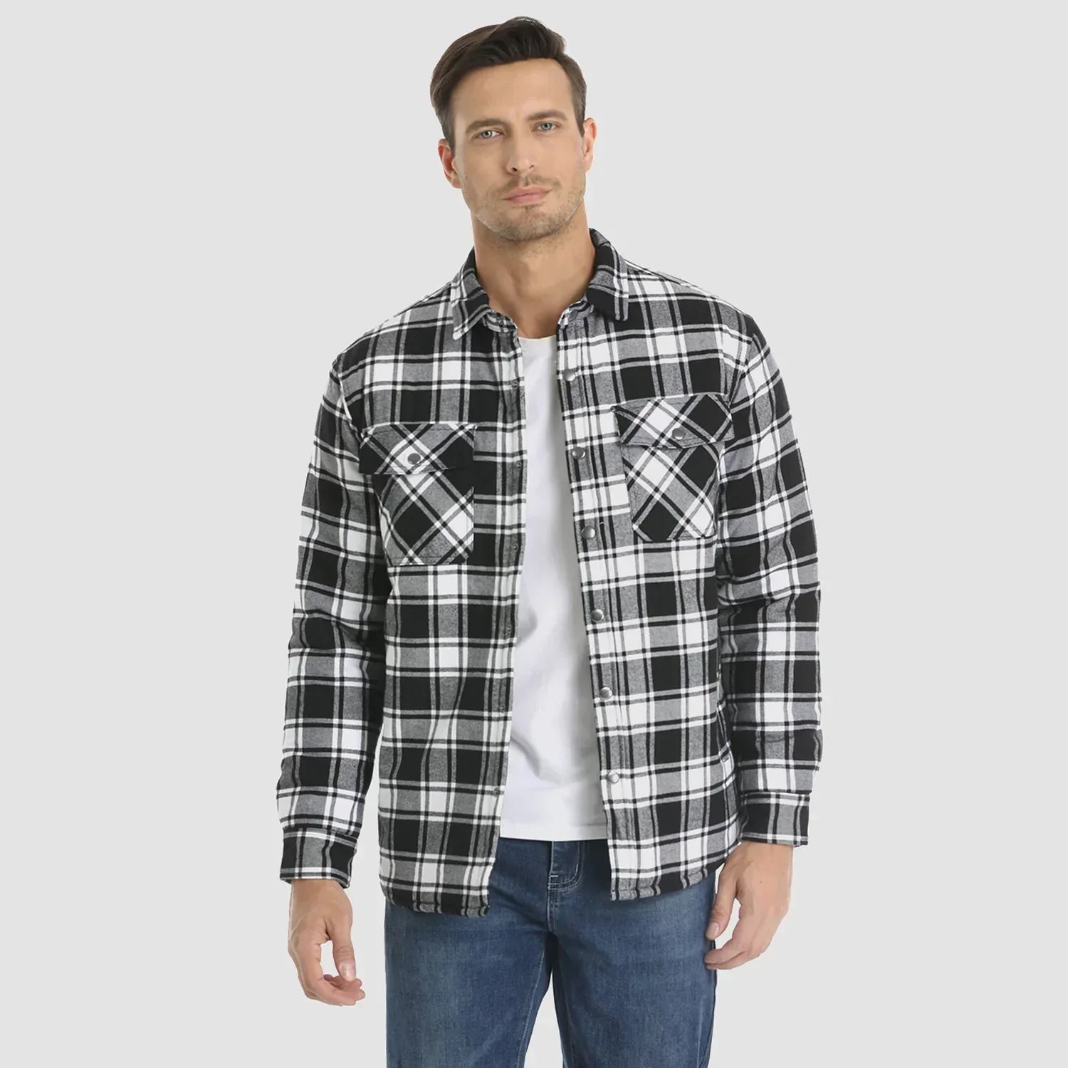 Niels Flanellen Luxe Jas voor Heren | Comfortabele en Stijlvolle Flaneljas