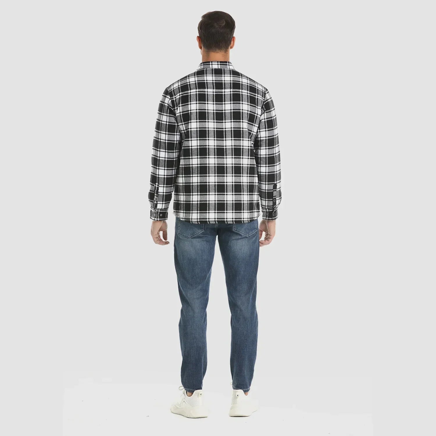 Niels Flanellen Luxe Jas voor Heren | Comfortabele en Stijlvolle Flaneljas
