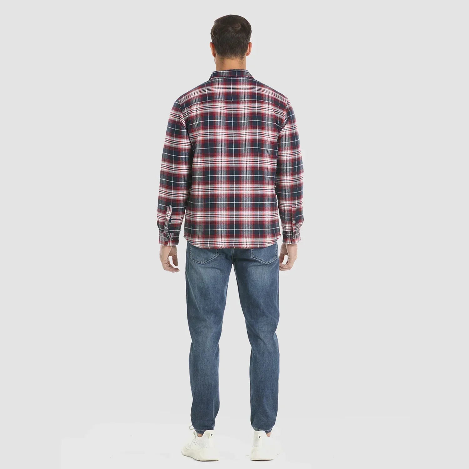 Niels Flanellen Luxe Jas voor Heren | Comfortabele en Stijlvolle Flaneljas