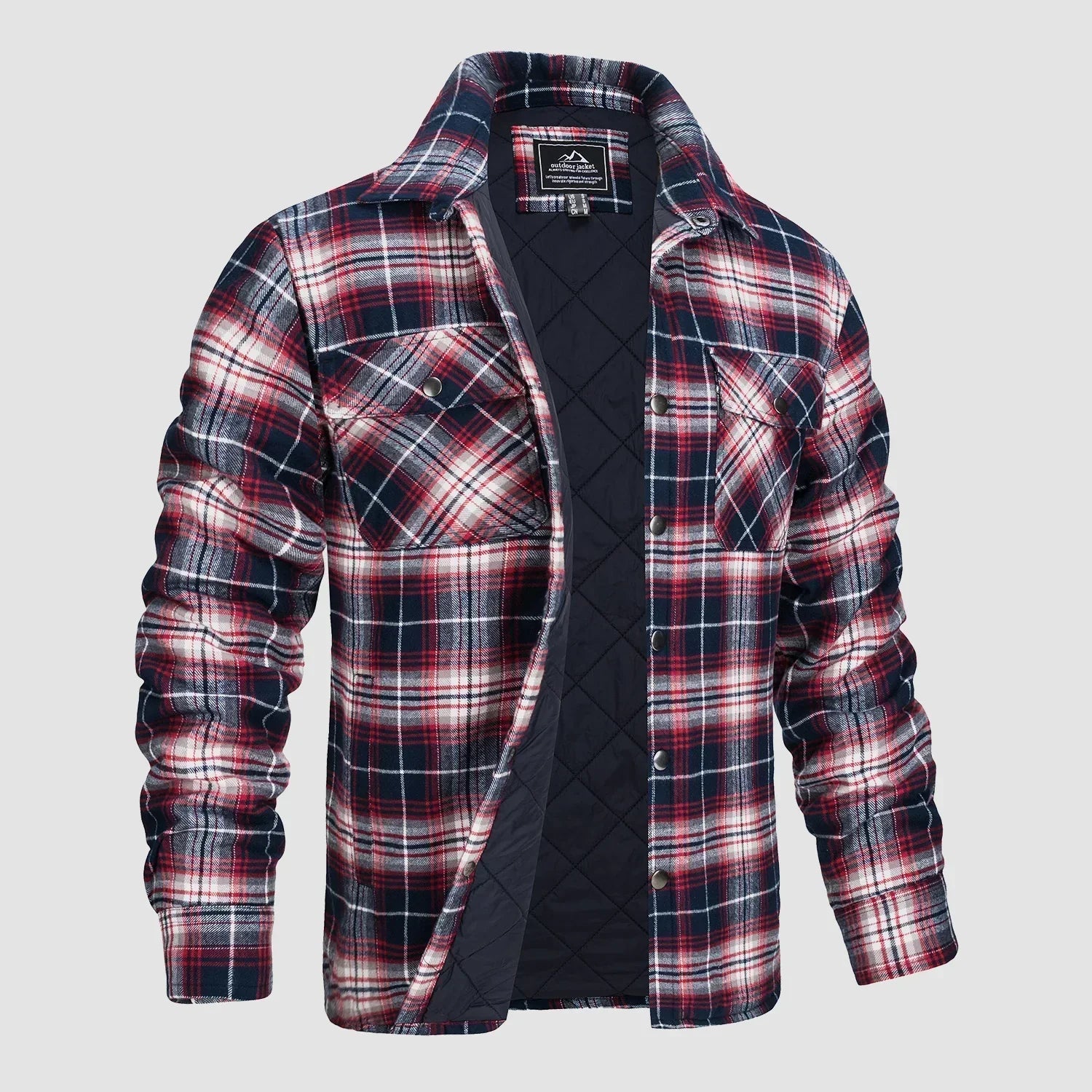 Niels Flanellen Luxe Jas voor Heren | Comfortabele en Stijlvolle Flaneljas