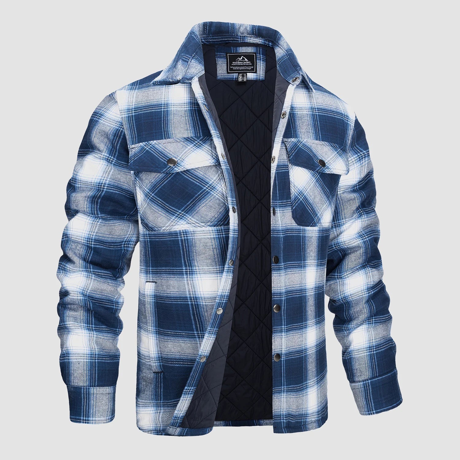 Niels Flanellen Luxe Jas voor Heren | Comfortabele en Stijlvolle Flaneljas