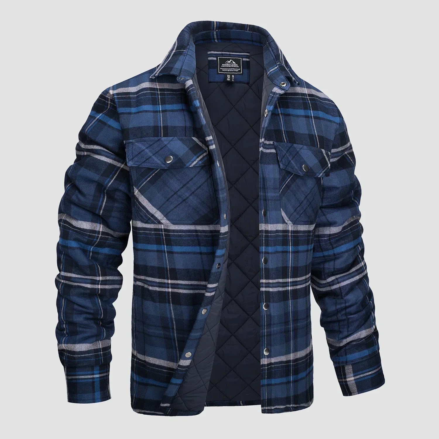 Niels Flanellen Luxe Jas voor Heren | Comfortabele en Stijlvolle Flaneljas
