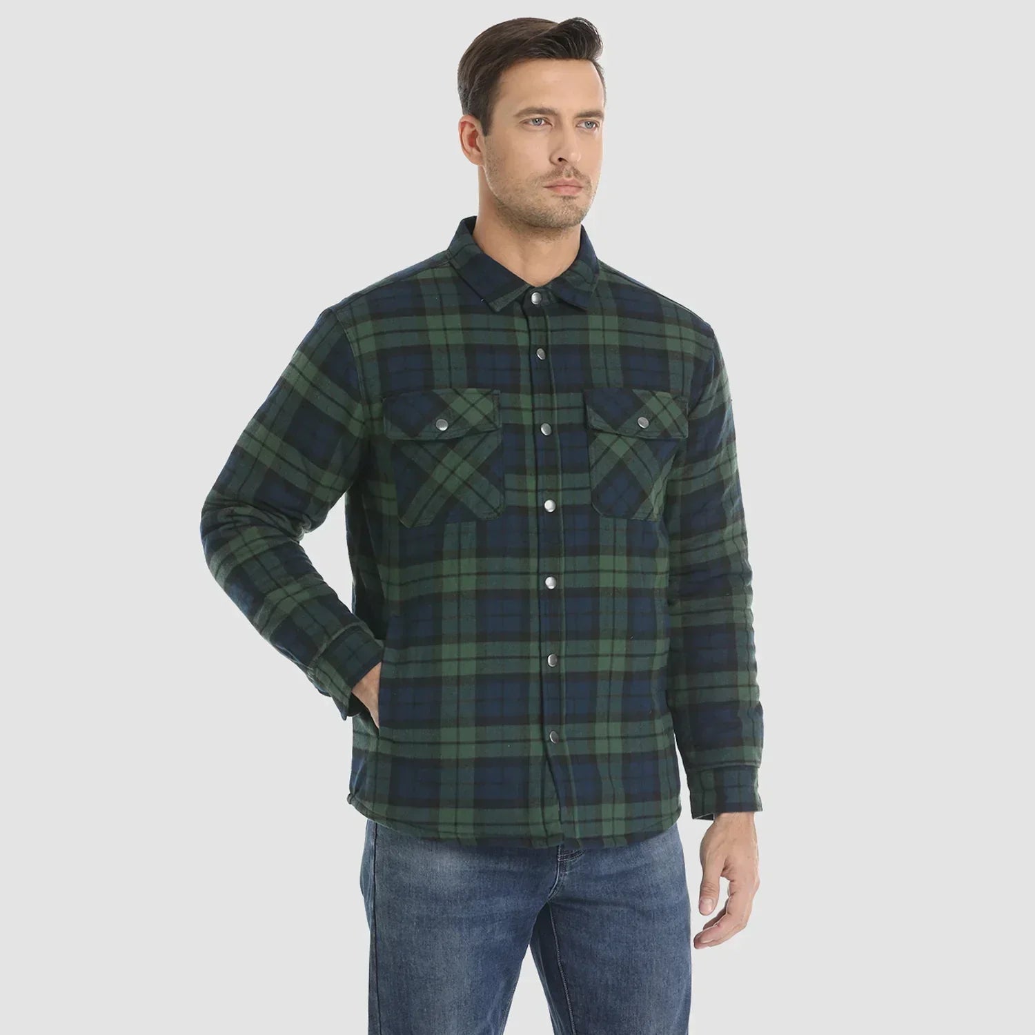 Niels Flanellen Luxe Jas voor Heren | Comfortabele en Stijlvolle Flaneljas