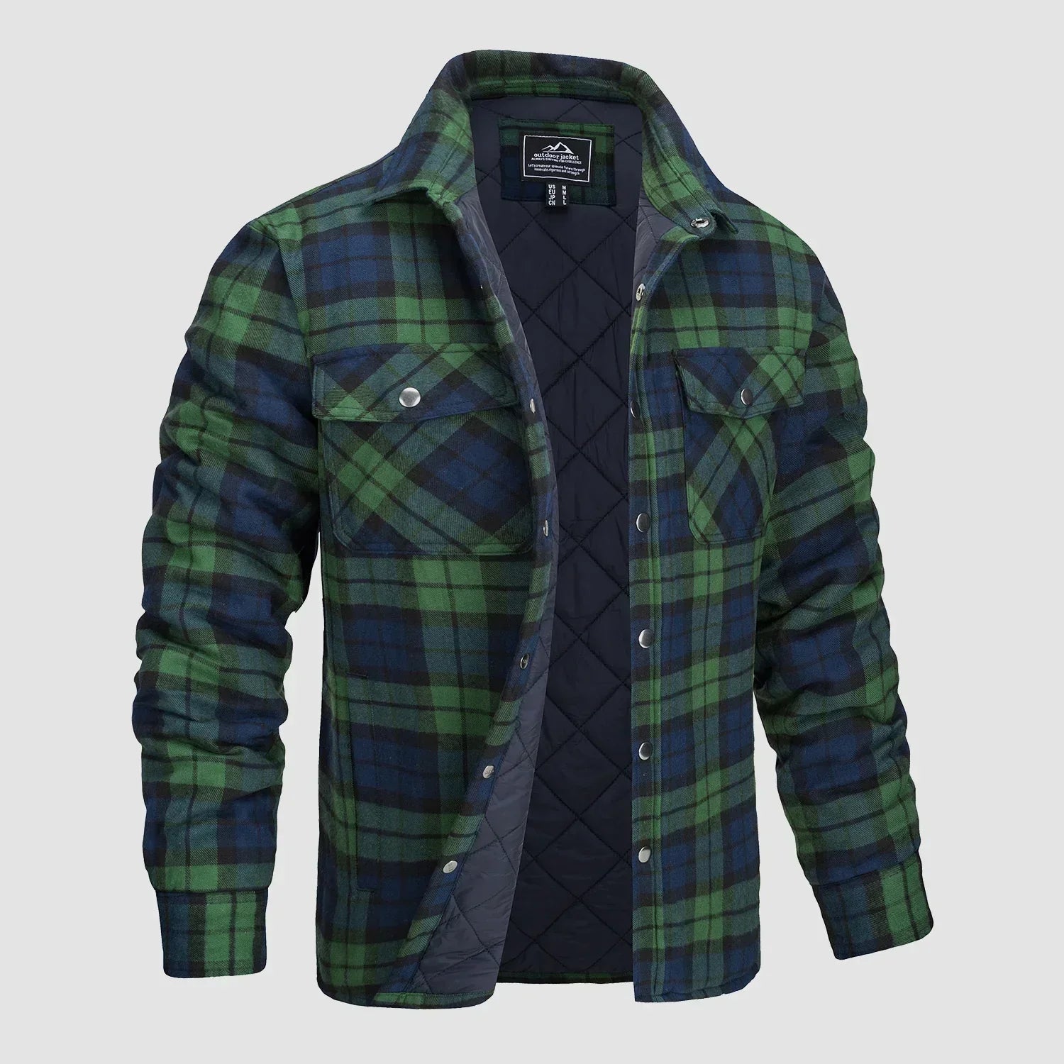 Niels Flanellen Luxe Jas voor Heren | Comfortabele en Stijlvolle Flaneljas