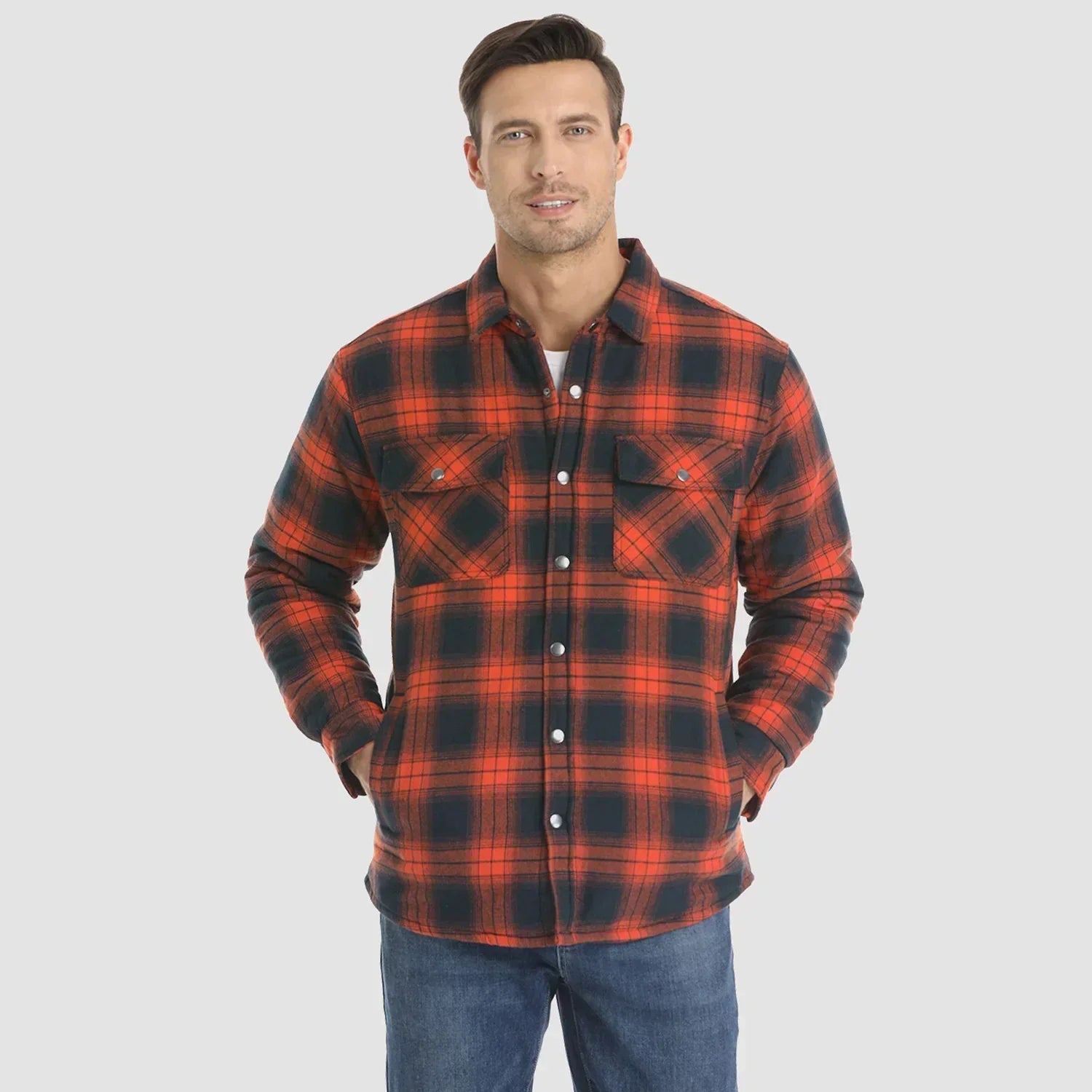 Niels Flanellen Luxe Jas voor Heren | Comfortabele en Stijlvolle Flaneljas