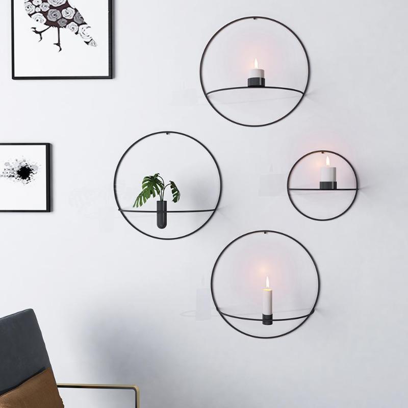 LumenWand Kaarsenhouder en Vaas | Stijlvolle Wanddecoratie
