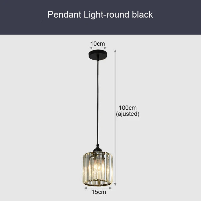 CrystalLux - Moderne K9 Kristallen Pendellamp voor Luxe Verlichting