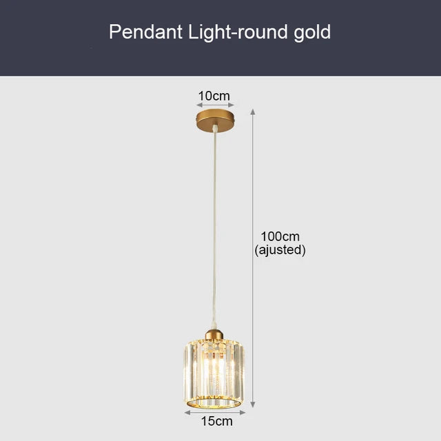 CrystalLux - Moderne K9 Kristallen Pendellamp voor Luxe Verlichting