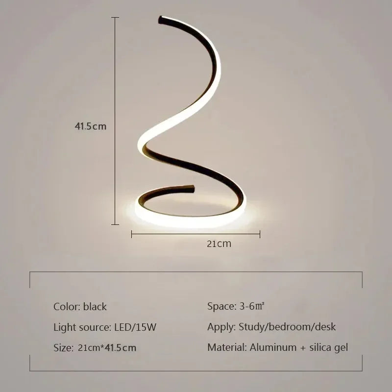 StreamLight - Stijlvolle LED Tafellamp | Moderne Verlichting voor Thuis
