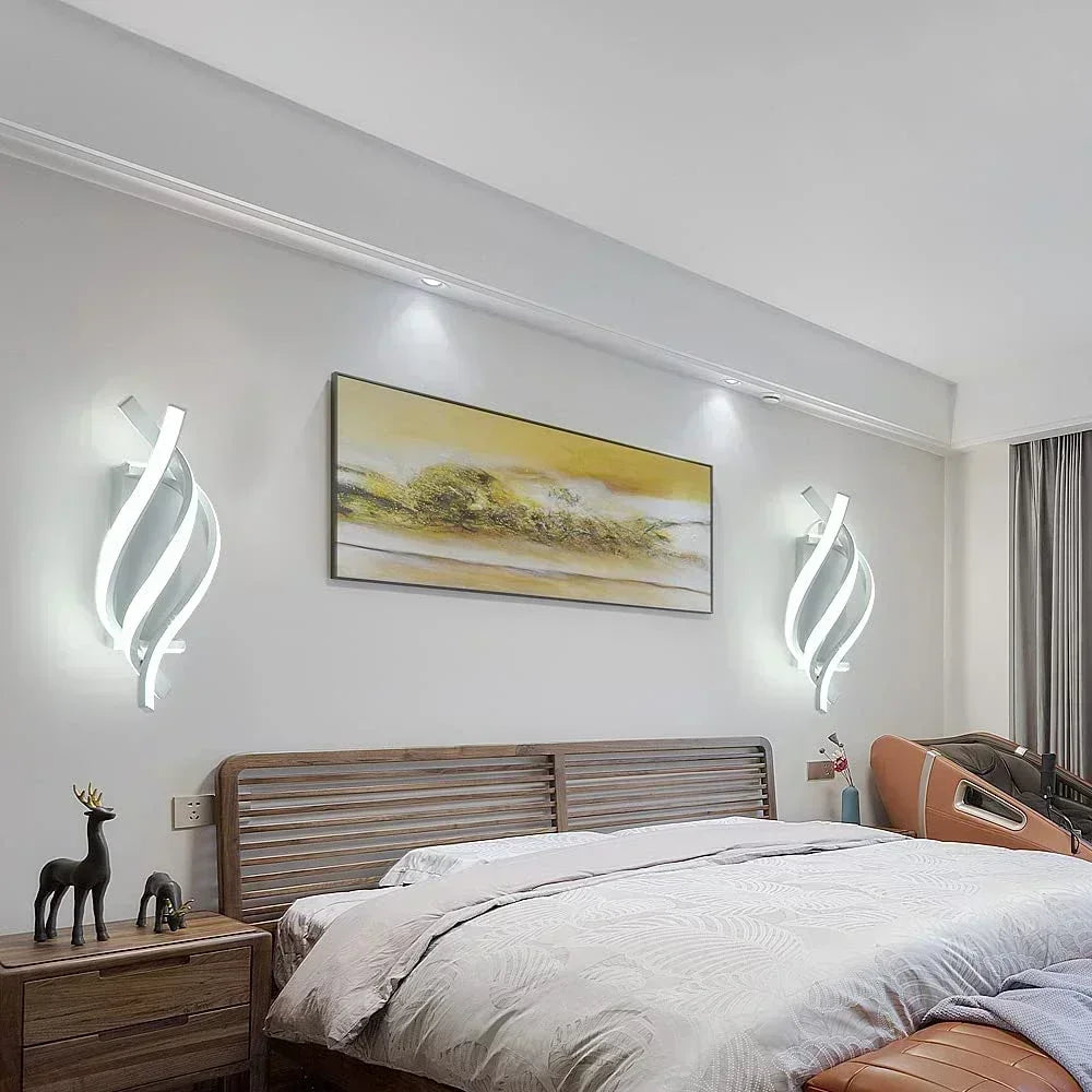 SpiraGlow - Moderne Spirale LED Wandlamp | Stijlvolle Verlichting voor Woonruimtes