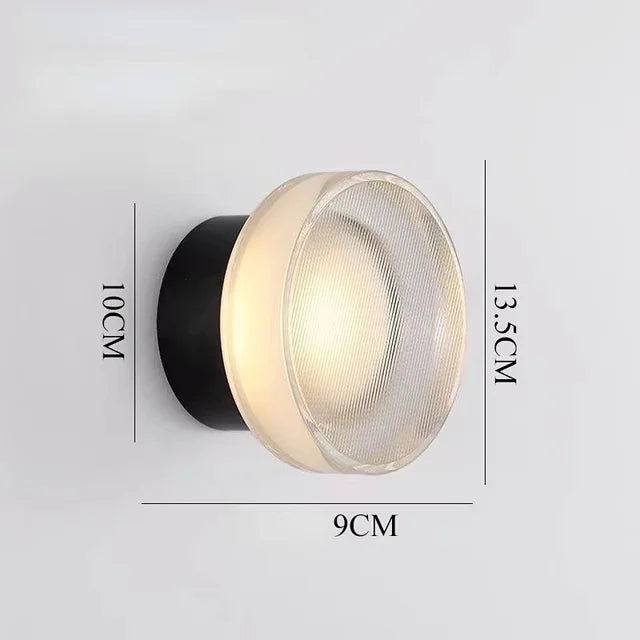 LumiOrb - Stijlvolle Moderne Ronde Wandlamp voor Minimalistische Interieurs