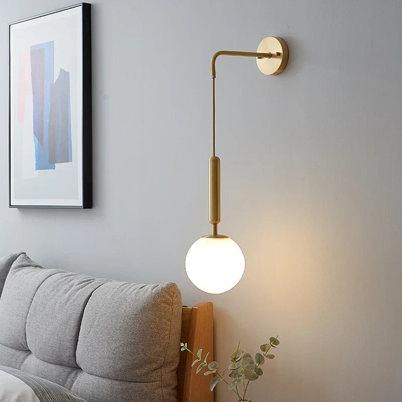 GlassEclipse - Moderne Glazen Wandlamp | Stijlvolle Verlichting voor Woon- en Slaapkamers