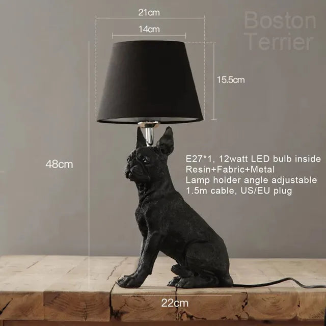 PuppyDesign - Art Deco Puppy Tafellamp | Stijlvolle Decoratieve Lamp voor Elke Interieurstijl