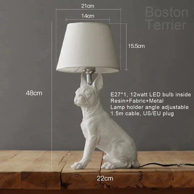 PuppyDesign - Art Deco Puppy Tafellamp | Stijlvolle Decoratieve Lamp voor Elke Interieurstijl