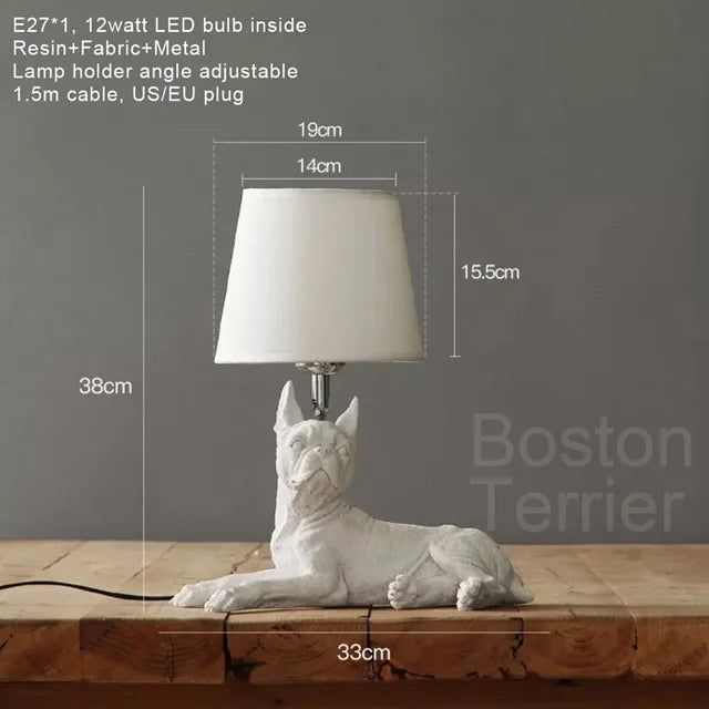 PuppyDesign - Art Deco Puppy Tafellamp | Stijlvolle Decoratieve Lamp voor Elke Interieurstijl