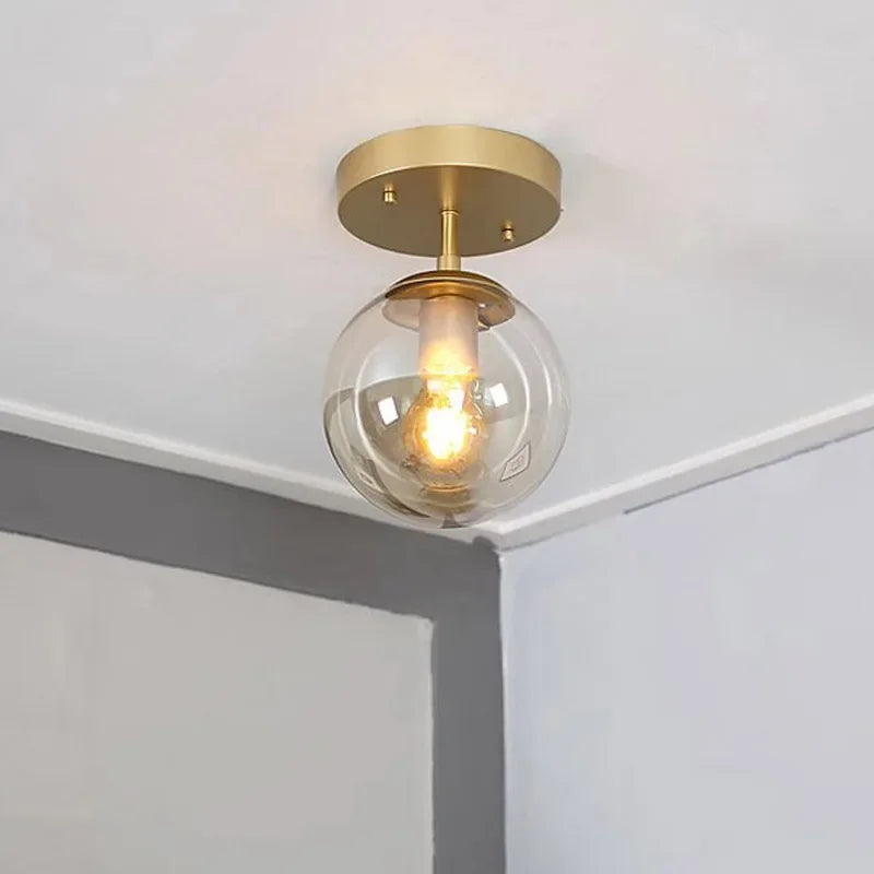 SphereLuxe - Glazen Bol Plafondlamp voor Moderne Verlichting