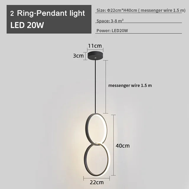 Moderne LED-Kroonluchter - Luxe Design Verlichting voor Woonkamer en Eetkamer
