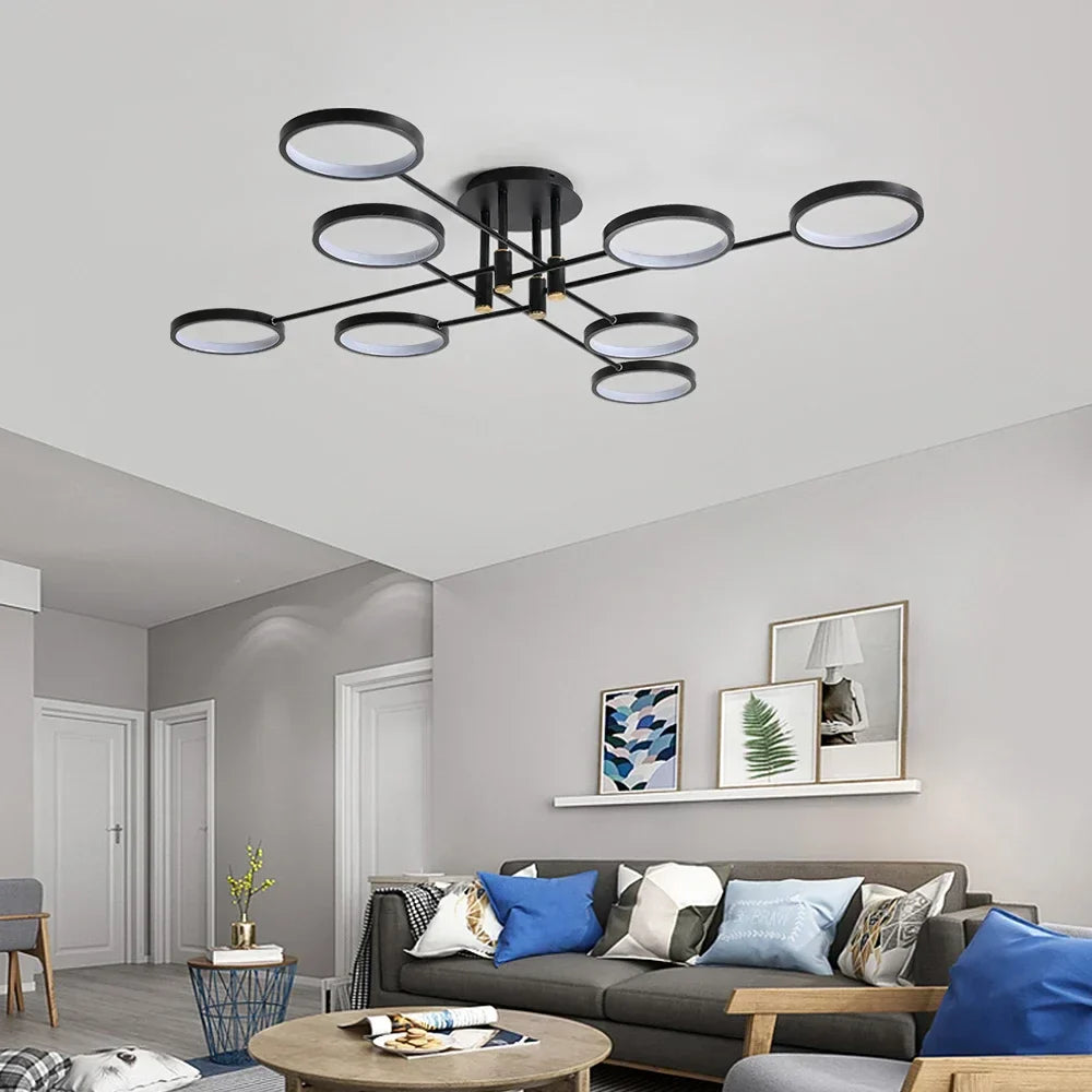 Moderne LED-Kroonluchter - Luxe Design Verlichting voor Woonkamer en Eetkamer