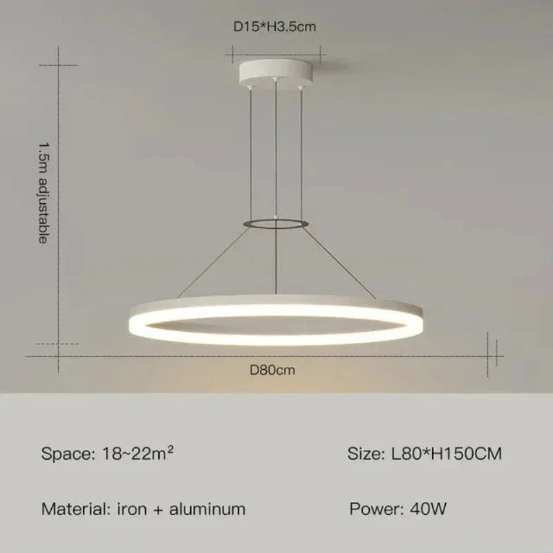 EleganceGlow - Slanke Moderne Hanglamp voor Stijlvolle Verlichting