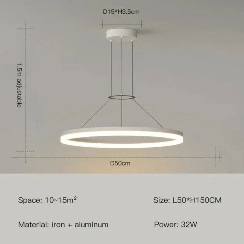 EleganceGlow - Slanke Moderne Hanglamp voor Stijlvolle Verlichting