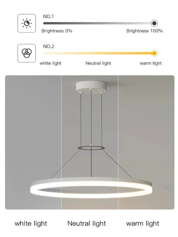 EleganceGlow - Slanke Moderne Hanglamp voor Stijlvolle Verlichting