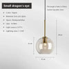 NordicLuxe - Scandinavische Hanglamp van Glas voor Stijlvolle Verlichting