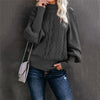 Sophia Venetia Basics - Gehaakte Damespullover met Hoge Kraag - Stijlvolle en Warme Trui